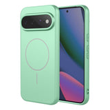 Google Pixel 11 Pro XL EIDERWOOD Fleksibelt Plast Deksel m. Fôr Innvendig - MagSafe Kompatibel - Lysgrønn