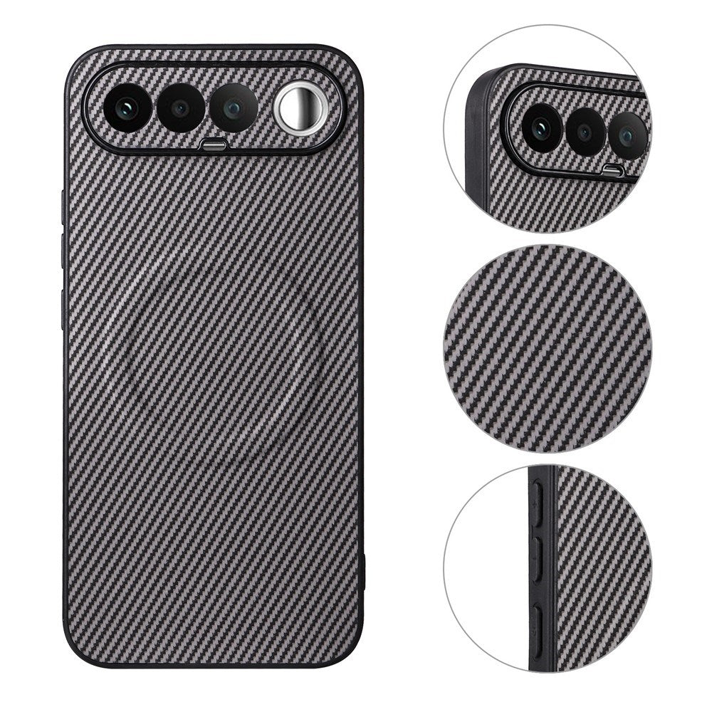 Realme 16 EIDERWOOD Hybrid Carbon Deksel - MagSafe Kompatibel - Grå