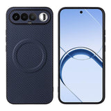 Realme 16 EIDERWOOD Hybrid Carbon Deksel - MagSafe Kompatibel - Blå