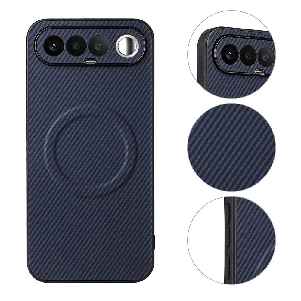 Realme 16 EIDERWOOD Hybrid Carbon Deksel - MagSafe Kompatibel - Blå