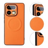 Realme 16 Pro EIDERWOOD Hybrid Carbon Deksel - MagSafe Kompatibel - Oransje
