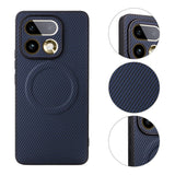 Realme 16 Pro EIDERWOOD Hybrid Carbon Deksel - MagSafe Kompatibel - Blå