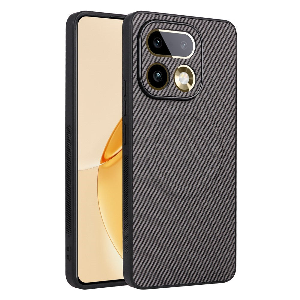Realme 16 Pro+ EIDERWOOD Hybrid Carbon Deksel - MagSafe Kompatibel - Grå