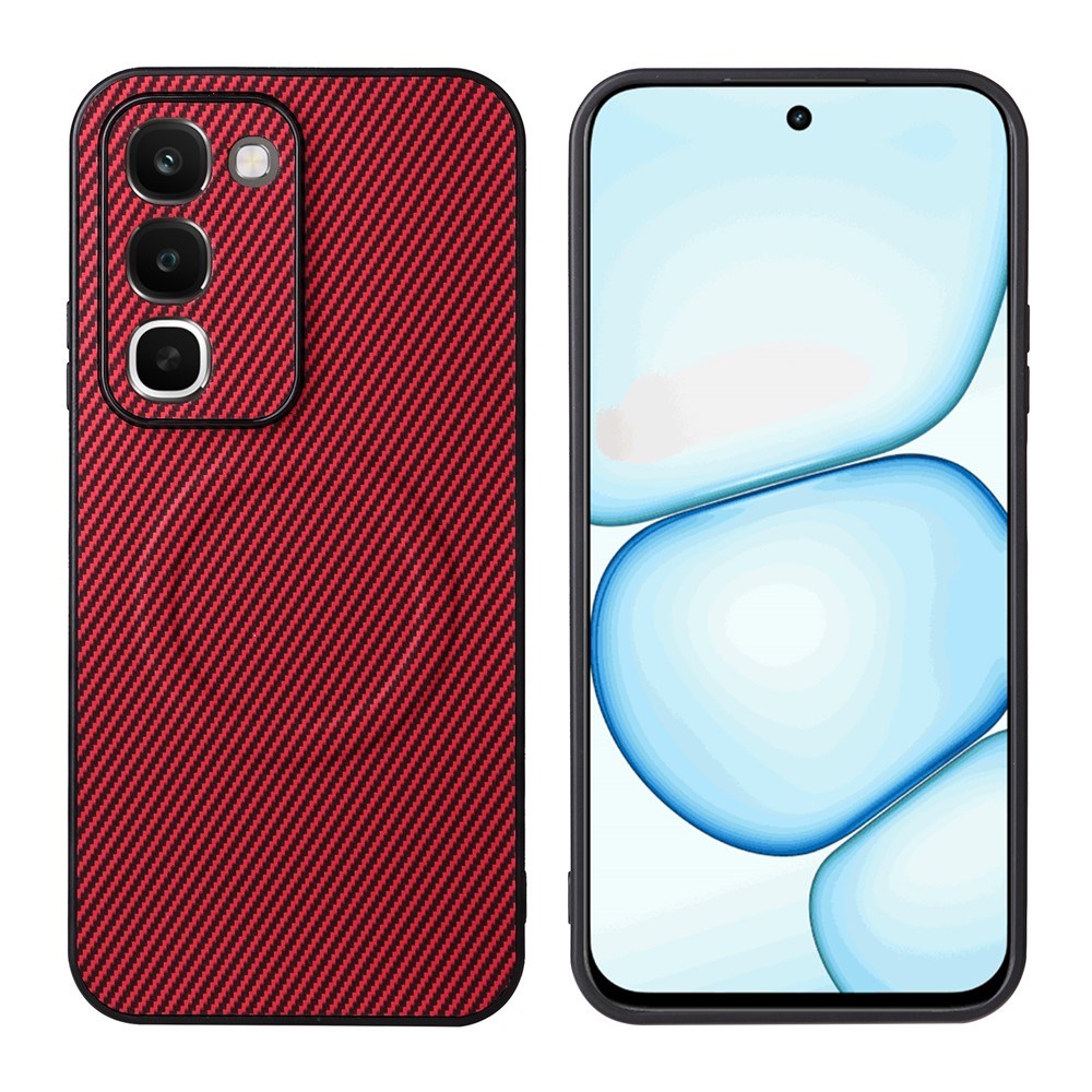 Realme C100 EIDERWOOD Hybrid Carbon Deksel - MagSafe Kompatibel - Rød