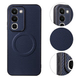 Realme C100 EIDERWOOD Hybrid Carbon Deksel - MagSafe Kompatibel - Blå