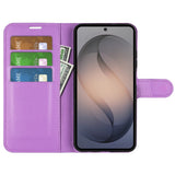 Samsung Galaxy S26 FE EIDERWOOD Flip Deksel med Kortholder & Stativfunksjon - Lilla