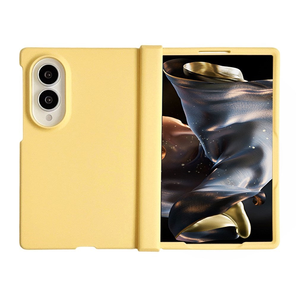 Samsung Galaxy Z Fold8 EIDERWOOD Hard Plast Deksel med Hengsel - Gul