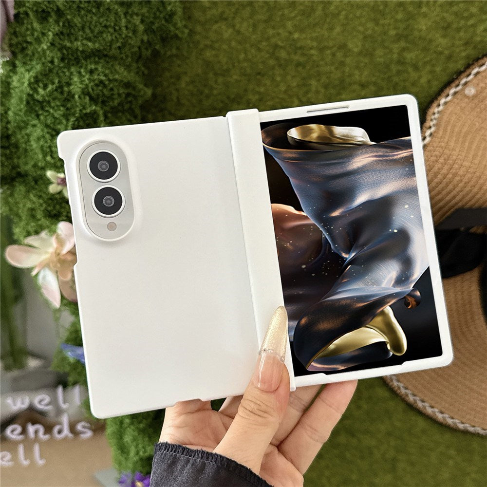 Samsung Galaxy Z Fold8 EIDERWOOD Hard Plast Deksel med Hengsel - Hvit