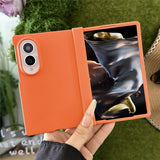Samsung Galaxy Z Fold8 EIDERWOOD Hard Plast Deksel med Hengsel - Oransje