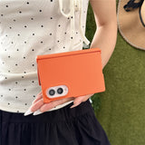 Samsung Galaxy Z Fold8 EIDERWOOD Hard Plast Deksel med Hengsel - Oransje