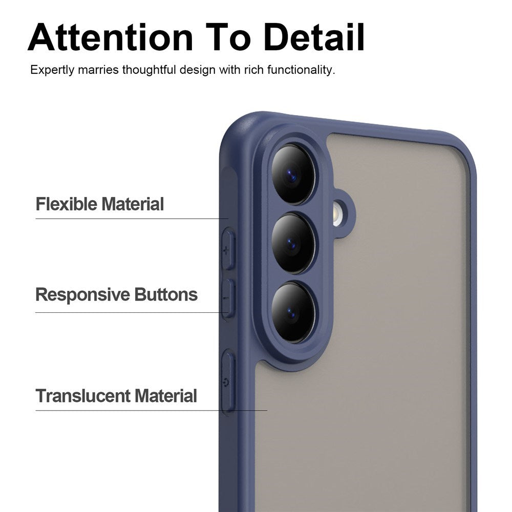 Samsung Galaxy S26 FE EIDERWOOD Matte Hybrid Deksel – Mørk Blå