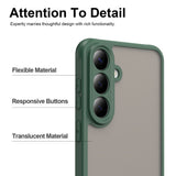 Samsung Galaxy S26 FE EIDERWOOD Matte Hybrid Deksel – Mørkegrønn