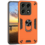 Motorola Edge 70 Pro EIDERWOOD Magnetisk Hybrid Håndverker Deksel m. Kickstand - Oransje