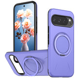 Google Pixel 11 / 11 Pro EIDERWOOD Hybrid Plast Deksel med Roterende Kickstand - MagSafe Kompatibel - Lilla
