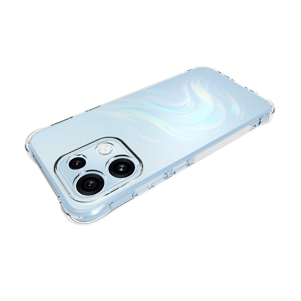 OPPO Reno16 F (5G) EIDERWOOD Fleksibelt Plast Deksel med Støtabsorberende Hjørner - Gjennomsiktig