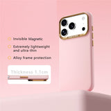 iPhone 18 Pro Max / 17 Pro Max ABEEL Hardt Soft-Touch Plast Deksel - MagSafe Kompatibel - Rosa