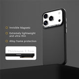 iPhone 18 Pro Max / 17 Pro Max ABEEL Hardt Soft-Touch Plast Deksel - MagSafe Kompatibel - Svart