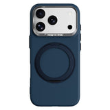 iPhone 17 Pro Max / 18 Pro Max ABEEL Hardt Soft-Touch Plast Deksel m. Kickstand - MagSafe Kompatibel - Mørkblå