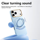iPhone 17 Pro Max / 18 Pro Max ABEEL Hardt Soft-Touch Plast Deksel m. Kickstand - MagSafe Kompatibel - Svart