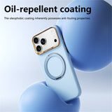 iPhone 17 Pro Max / 18 Pro Max ABEEL Hardt Soft-Touch Plast Deksel m. Kickstand - MagSafe Kompatibel - Svart