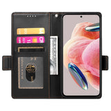 OPPO Reno16 F (5G) EIDERWOOD Kunstskinn Flipdeksel med Kortholder - Svart