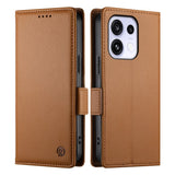 OPPO Reno16 F (5G) EIDERWOOD Kunstskinn Flipdeksel med Kortholder - Brun