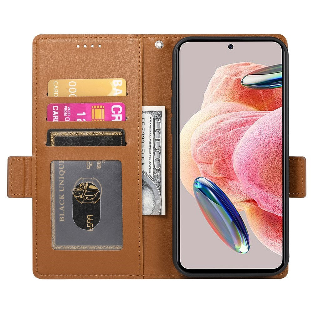 OPPO Reno16 F (5G) EIDERWOOD Kunstskinn Flipdeksel med Kortholder - Brun