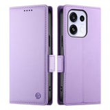 OPPO Reno16 F (5G) EIDERWOOD Kunstskinn Flipdeksel med Kortholder - Lilla