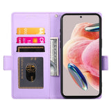 OPPO Reno16 F (5G) EIDERWOOD Kunstskinn Flipdeksel med Kortholder - Lilla