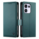 OPPO Reno16 F (5G) EIDERWOOD Kunstskinn Flipdeksel med Kortholder - Grønn