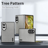 Samsung Galaxy Z Fold8 EIDERWOOD Hybrid Deksel med Tretekstur – Grå