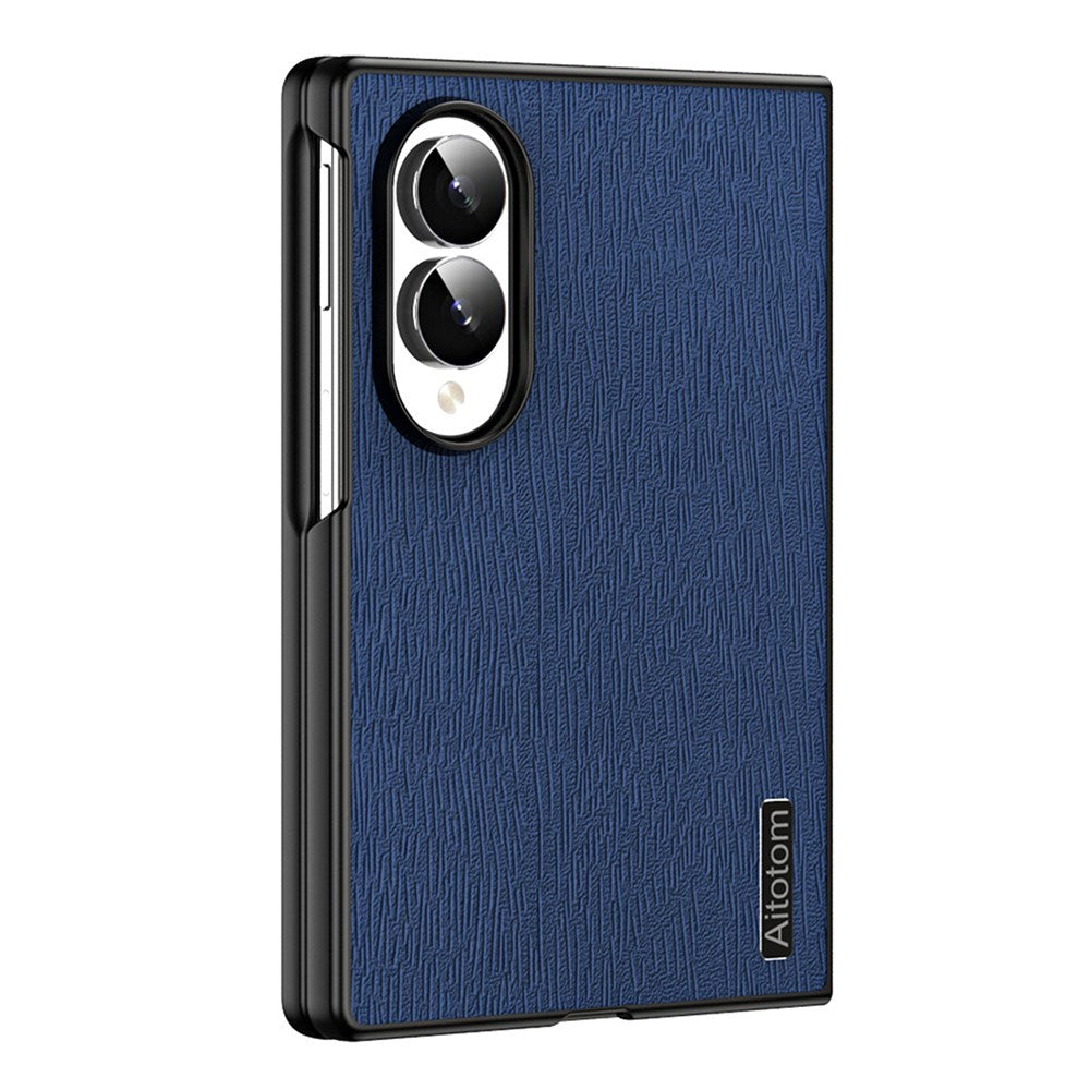 Samsung Galaxy Z Fold8 EIDERWOOD Hybrid Deksel med Tretekstur – Blå
