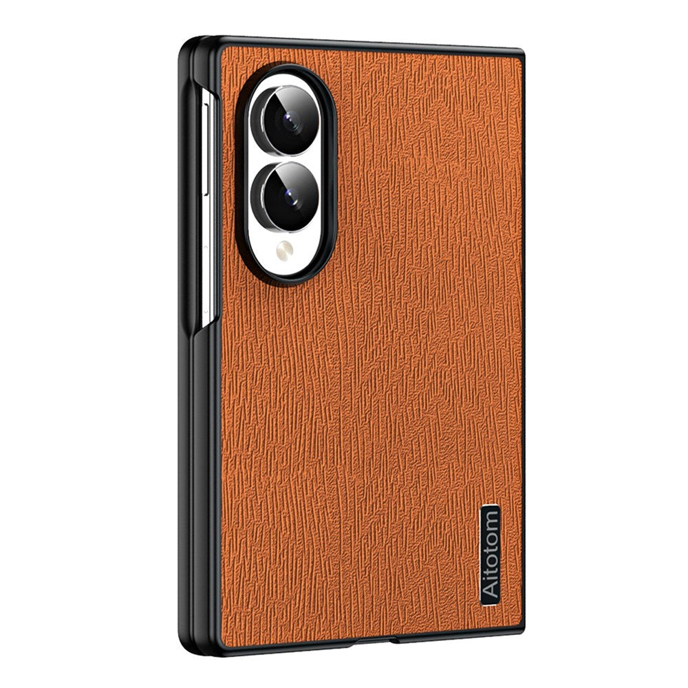 Samsung Galaxy Z Fold8 EIDERWOOD Hybrid Deksel med Tretekstur – Brun