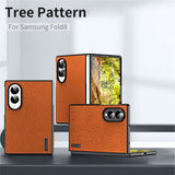 Samsung Galaxy Z Fold8 EIDERWOOD Hybrid Deksel med Tretekstur – Brun