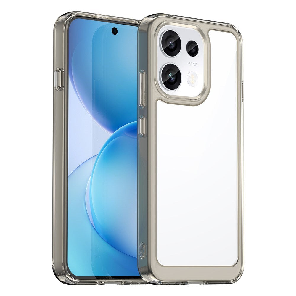 OPPO Reno16 F (5G) EIDERWOOD Hybrid Deksel - Gjennemsiktig / Grå