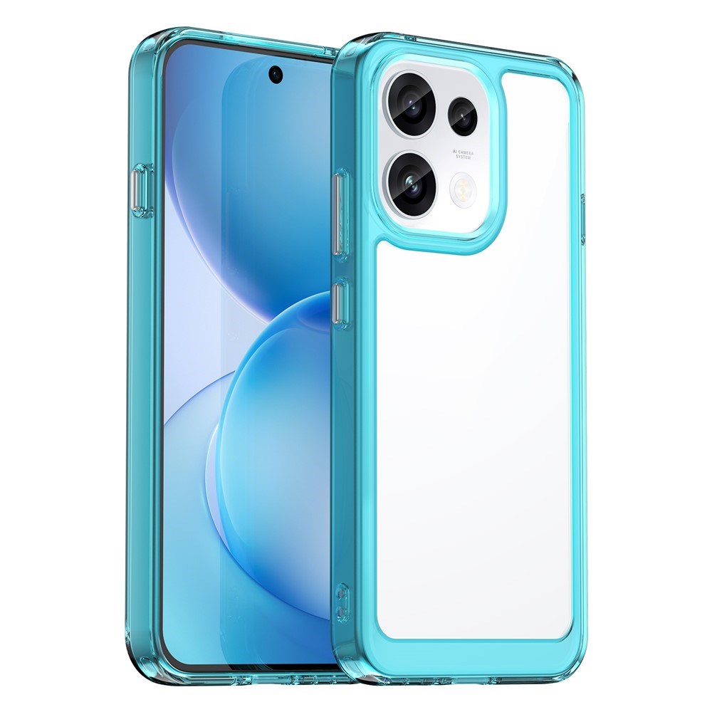 OPPO Reno16 F (5G) EIDERWOOD Hybrid Deksel - Gjennemsiktig / Turkis