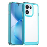 OPPO Reno16 F (5G) EIDERWOOD Hybrid Deksel - Gjennemsiktig / Turkis