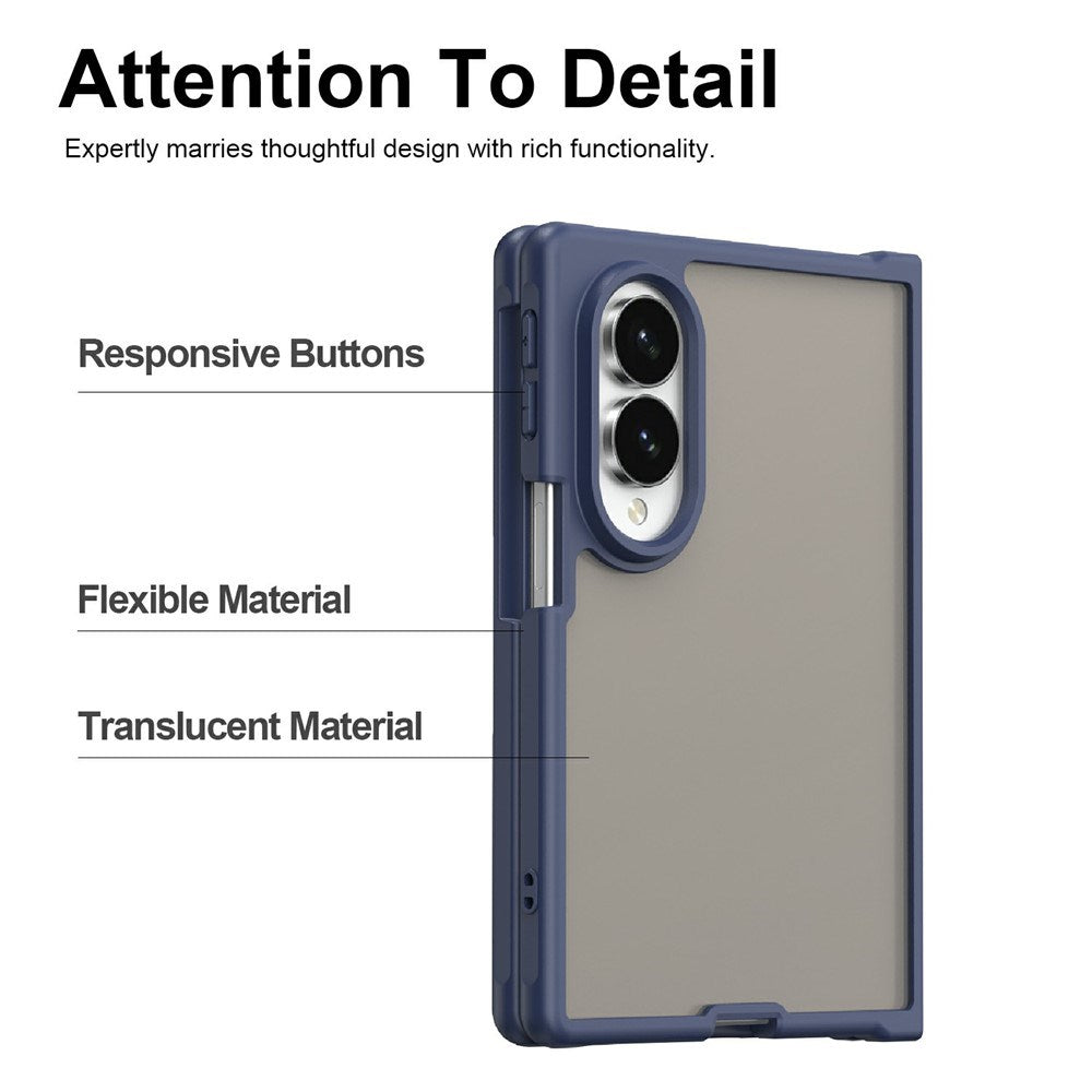 Samsung Galaxy Z Fold8 EIDERWOOD Matte Hybrid Deksel – Mørkblå