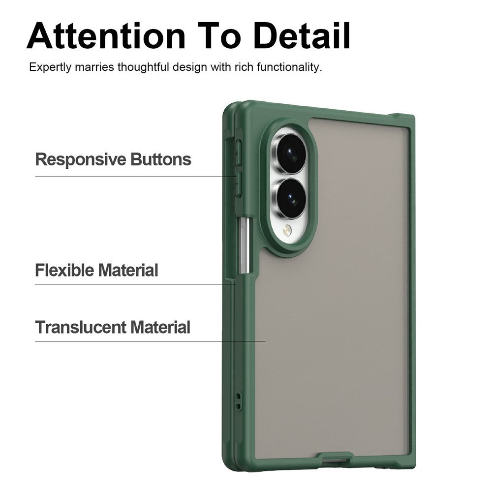 Samsung Galaxy Z Fold8 EIDERWOOD Matte Hybrid Deksel – Grønn
