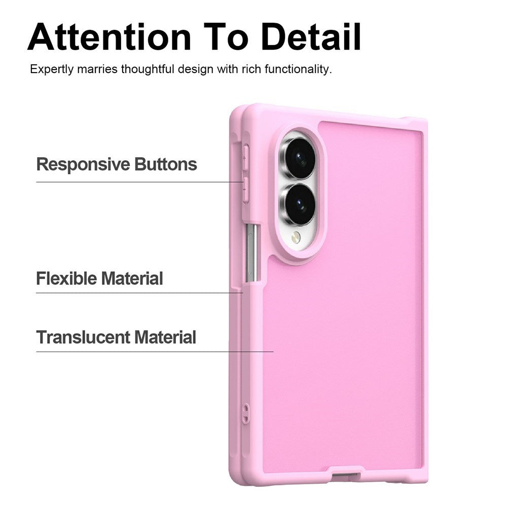 Samsung Galaxy Z Fold8 EIDERWOOD Matte Hybrid Deksel – Rosa