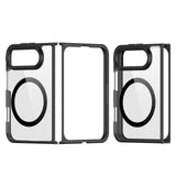 iPhone Fold DUX DUCIS Aimo Series Hybrid Deksel - MagSafe Kompatibel - Gjennomsiktig / Svart