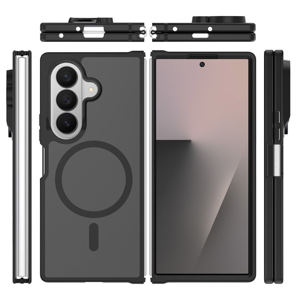 Samsung Galaxy Z Fold8 Ultra EIDERWOOD Hybrid Deksel inkl. Skjermbeskyttersett - Blå / Gjennomsiktig