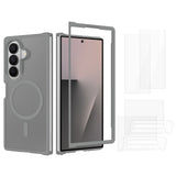 Samsung Galaxy Z Fold8 Ultra EIDERWOOD Hybrid Deksel inkl. Skjermbeskyttersett - Grå / Gjennomsiktig