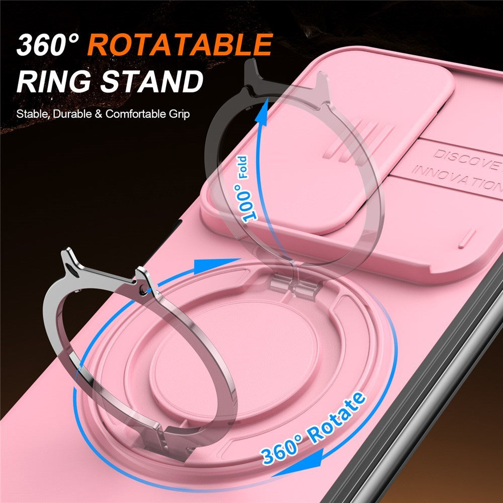 Samsung Galaxy Z Fold8 Ultra / Fold7 EIDERWOOD Hybrid Deksel med 360° Roterbart Stativ & Kamerabeskyttelse - MagSafe Kompatibel - Rosa