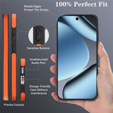 Google Pixel 11 / 11 Pro EIDERWOOD Deksel med Karbonstruktur – MagSafe Kompatibel – Oransje