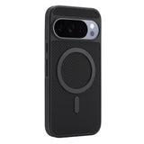 Google Pixel 11 Pro XL EIDERWOOD Deksel med Karbonstruktur – MagSafe Kompatibel – Svart