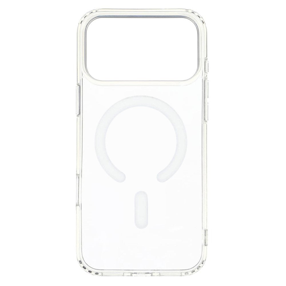 iPhone 18 Pro - 360° Beskyttelsessett m. Skjermbeskyttelse | MagSafe Deksel| Kameralinsebeskyttelse - Gjennomsiktig / Svart Kant