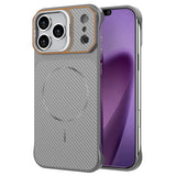 iPhone 18 Pro / 17 Pro EIDERWOOD Carbon Deksel m. Kickstand - MagSafe Kompatibel - Grå