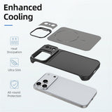iPhone 18 Pro / 17 Pro EIDERWOOD Carbon Deksel m. Kickstand - MagSafe Kompatibel - Gull