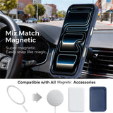 iPhone 18 Pro EIDERWOOD Kunstskinn Bak Deksel m. Avtakbar Kortholder - MagSafe Kompatibel - Blå